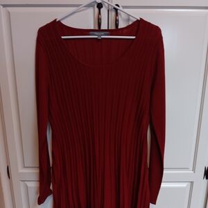 Daisy Fuentes Rich Red Knit Mini Dress